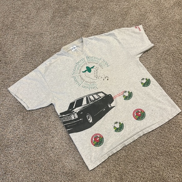 Vintage 2004 Y2K Vashon Island Strawberry Festival Shirt Men’s Size XL - Picture 4 of 7